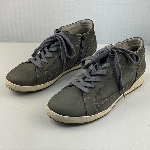 Dansko Onyx Slate Milled Nubuck Leather Sneakers Women’s Size 10 EUR 41 - Picture 1 of 13